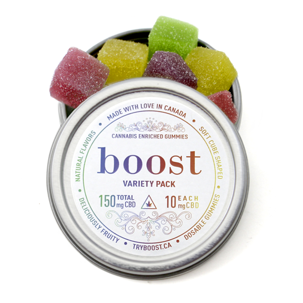 Boost Edible CBD 150mg Variety Pack