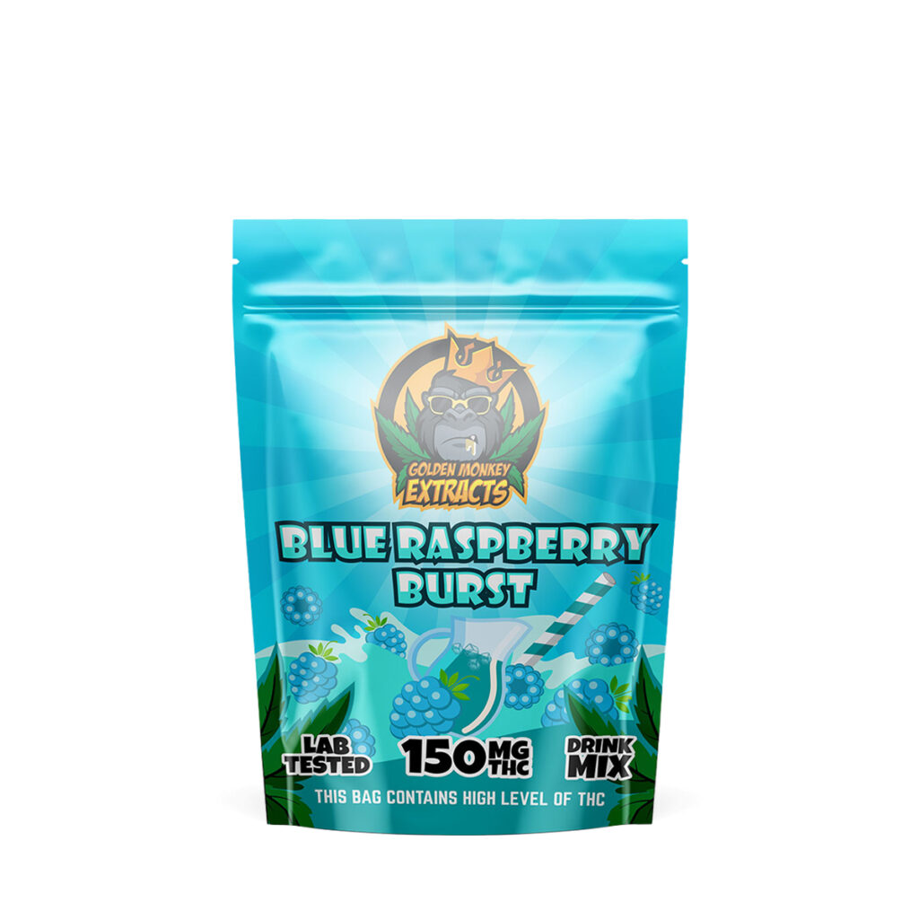 Golden Monkey Extracts Blue Raspberry Burst Drink Mix
