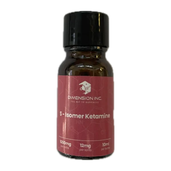 S – Isomer Ketamine – Flavoured Nasal Spray – by “Dimensions Inc”